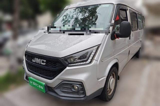 Used JMC Transit 2019 2.8T Commercial Version Long Wheelbase Mid-Roof 6-Seater Rear Single Tire China VI Emission Standard – JX493