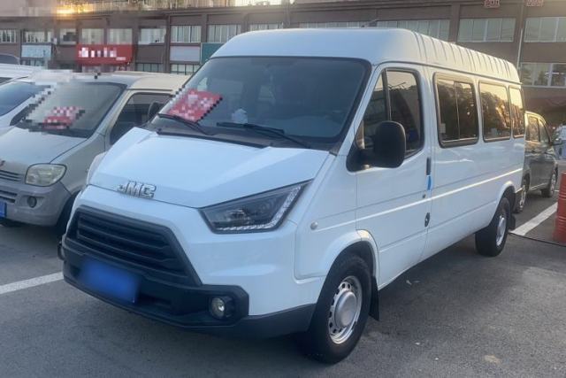 Used JMC Transit 2019 2.8T Commercial Version Long Wheelbase Mid-Roof 6-Seater Rear Single Tire China VI Emission Standard – JX493