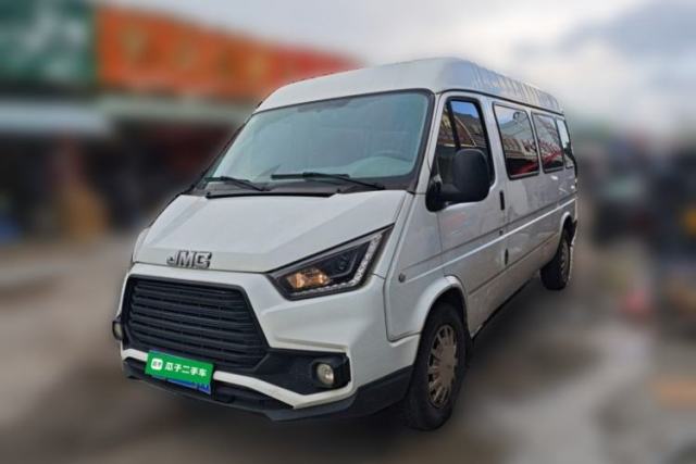 Used JMC Transit 2019 2.8T Commercial Version Long Wheelbase Mid-Roof 6-Seater Rear Single Tire China VI Emission Standard – JX493