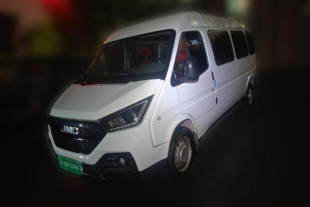 Used JMC Transit 2019 2.8T Commercial Version Long Wheelbase Mid-Roof 6-Seater Rear Single Tire China VI Emission Standard – JX493