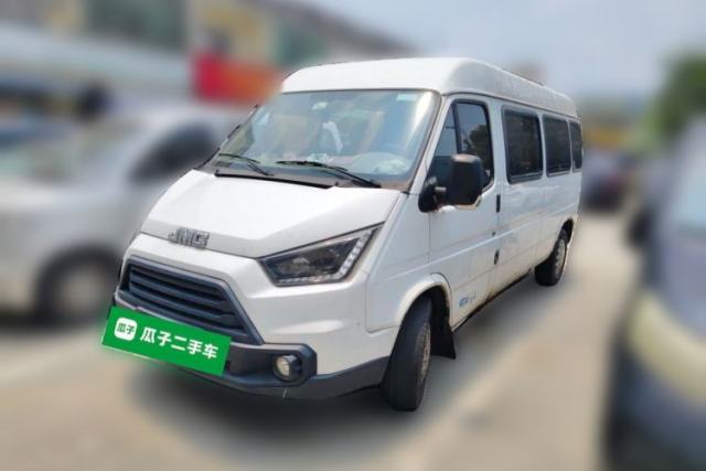 Used JMC Transit 2019 2.8T Commercial Version Long Wheelbase Mid-Roof 6-Seater Rear Single Tire China VI Emission Standard – JX493