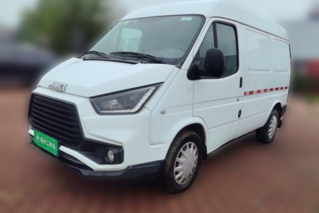 Used JMC Transit 2019 2.8T Commercial Version Short Wheelbase Mid-Roof 3-Seater China VI Standard JX493