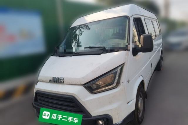 Used JMC Transit 2019 2.8T Commercial Version Long Wheelbase Mid-Roof 6-Seater Rear Single Tire China VI Emission Standard – JX493
