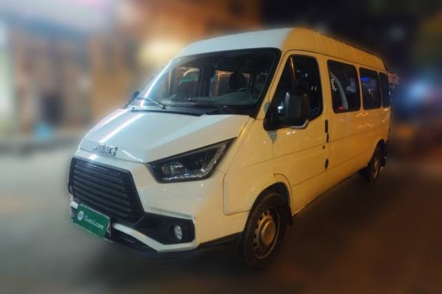 Used JMC Transit 2019 2.8T Commercial Version Long Wheelbase Mid-Roof 6-Seater Rear Single Tire China VI Emission Standard – JX493