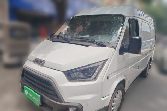 Used JMC Transit 2019 2.8T Commercial Version Short Wheelbase Mid-Roof 3-Seater China VI Standard JX493