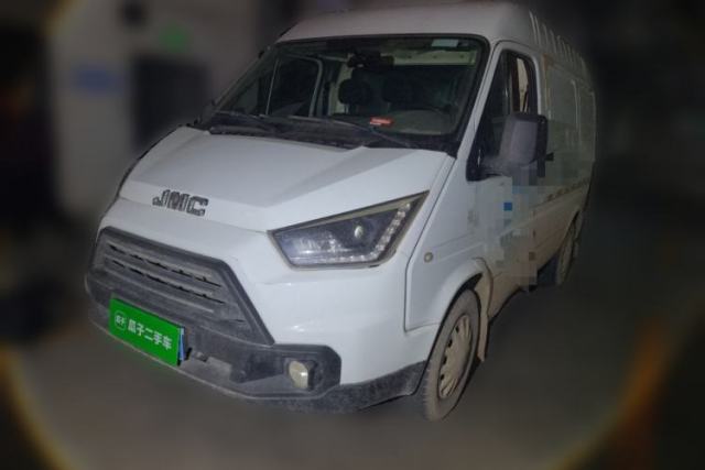 Used JMC Transit 2019 2.8T Commercial Version Short Wheelbase Mid-Roof 3-Seater China VI Standard JX493