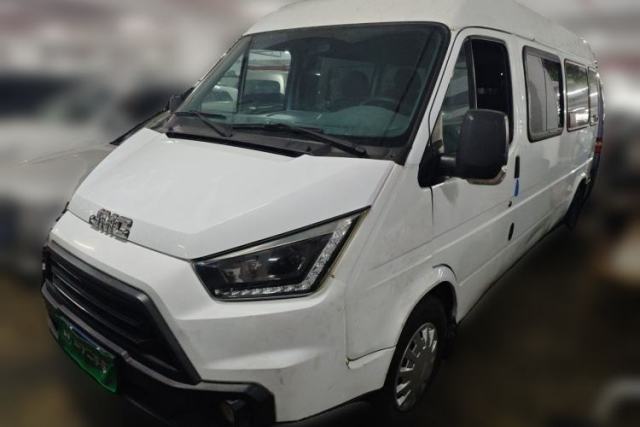 Used JMC Transit 2019 2.8T Commercial Version Long Wheelbase Mid-Roof 6-Seater Rear Single Tire China VI Emission Standard – JX493