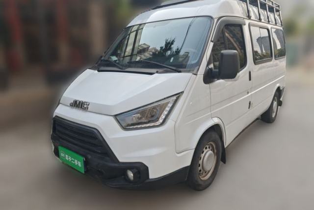 Used JMC Transit 2019 2.8T Commercial Version Short Wheelbase Mid-Roof 6-Seater China VI JX493