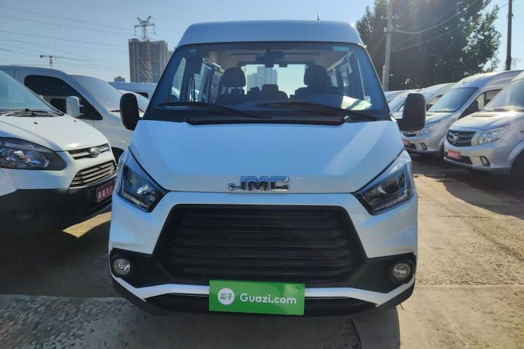 Used JMC Transit 2019 2.8T Commercial Version Long Wheelbase Mid-Roof 6-Seater Rear Single Tire China VI Emission Standard – JX493 Exterior 1