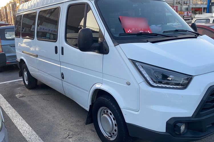 Used JMC Transit 2019 2.8T Commercial Version Long Wheelbase Mid-Roof 6-Seater Rear Single Tire China VI Emission Standard – JX493 Exterior 2