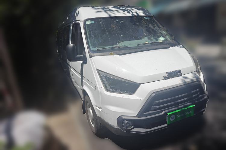 Used JMC Transit 2019 2.8T Commercial Version Long Wheelbase Mid-Roof 6-Seater Rear Single Tire China VI Emission Standard – JX493 Exterior 2