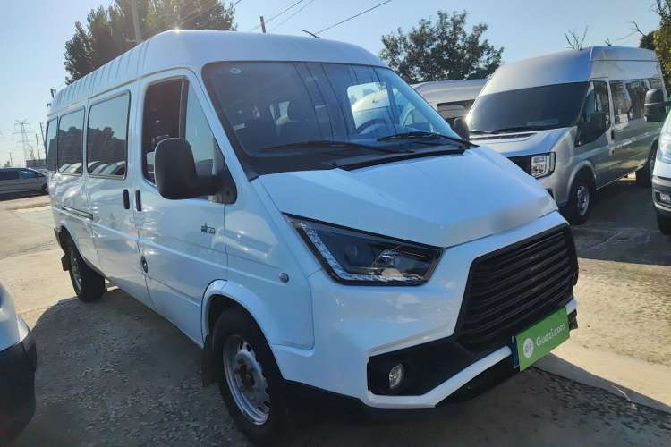Used JMC Transit 2019 2.8T Commercial Version Long Wheelbase Mid-Roof 6-Seater Rear Single Tire China VI Emission Standard – JX493 Exterior 2