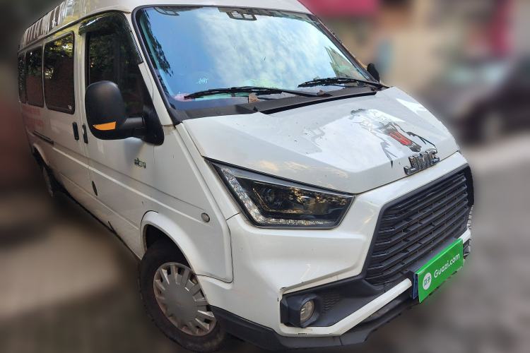 Used JMC Transit 2019 2.8T Commercial Version Long Wheelbase Mid-Roof 6-Seater Rear Single Tire China VI Emission Standard – JX493 Exterior 2