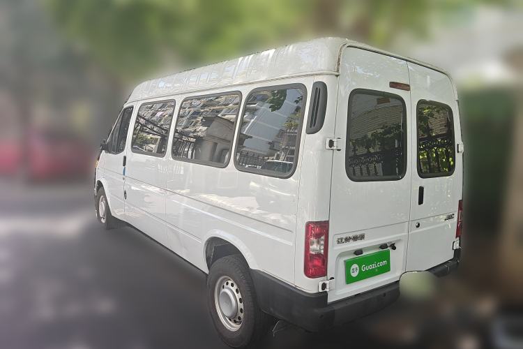 Used JMC Transit 2019 2.8T Commercial Version Long Wheelbase Mid-Roof 6-Seater Rear Single Tire China VI Emission Standard – JX493 Exterior 3
