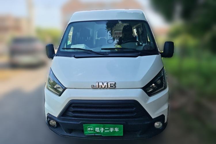 Used JMC Transit 2019 2.8T Commercial Version Short Wheelbase Mid-Roof 6-Seater China VI JX493 Front