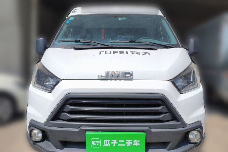 Used JMC Transit 2019 2.8T Commercial Version Short Wheelbase Mid-Roof 3-Seater China VI Standard JX493 Front