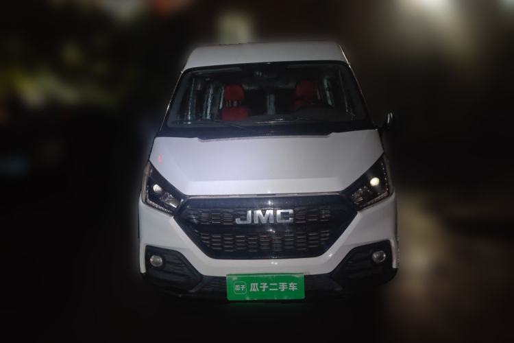 Used JMC Transit 2019 2.8T Commercial Version Long Wheelbase Mid-Roof 6-Seater Rear Single Tire China VI Emission Standard – JX493 Front