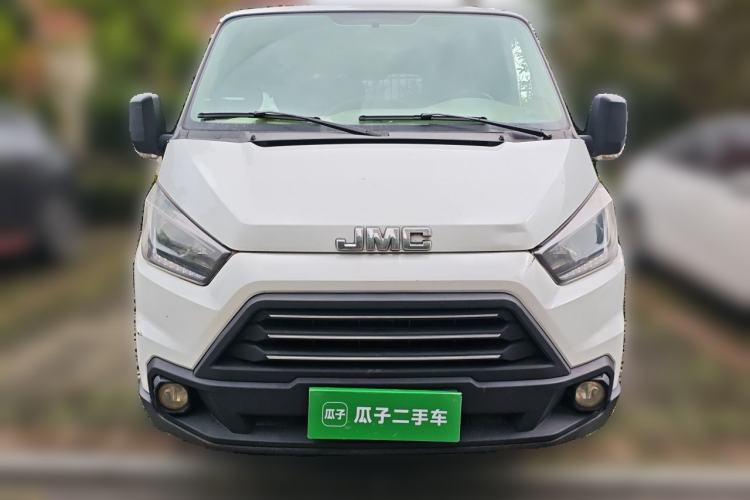 Used JMC Transit 2019 2.8T Commercial Version Short Wheelbase Mid-Roof 3-Seater China VI Standard JX493 Front