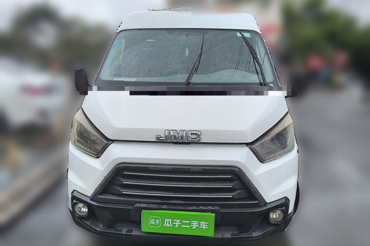 Used JMC Transit 2019 2.8T Commercial Version Long Wheelbase Mid-Roof 6-Seater Rear Single Tire China VI Emission Standard – JX493 Front