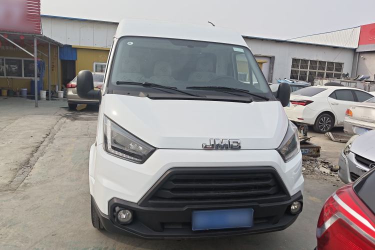 Used JMC Transit 2019 2.8T Commercial Version Short Wheelbase Mid-Roof 3-Seater China VI Standard JX493 Front