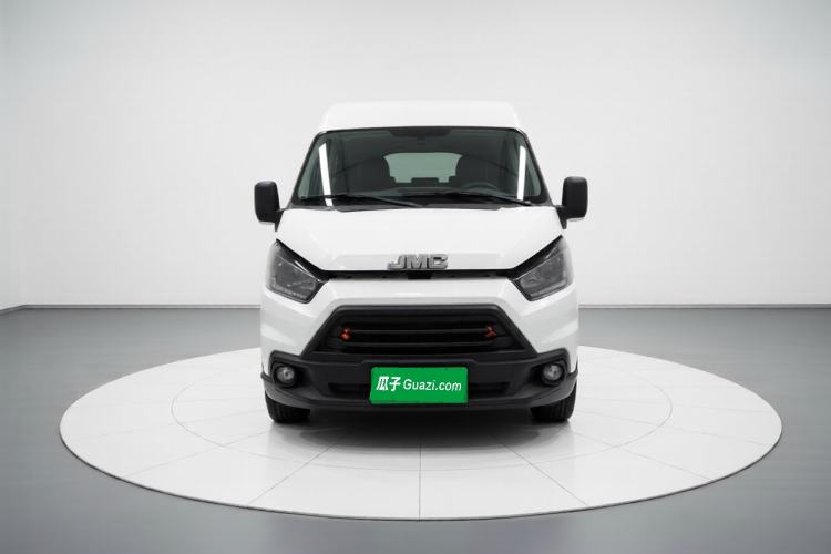 Used JMC Transit 2019 2.8T Commercial Version Long Wheelbase Mid-Roof 6-Seater Rear Single Tire China VI Emission Standard – JX493 Front