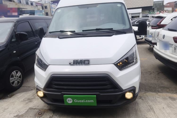 Used JMC Transit 2019 2.8T Commercial Version Long Wheelbase Mid-Roof 6-Seater Rear Single Tire China VI Emission Standard – JX493 Front