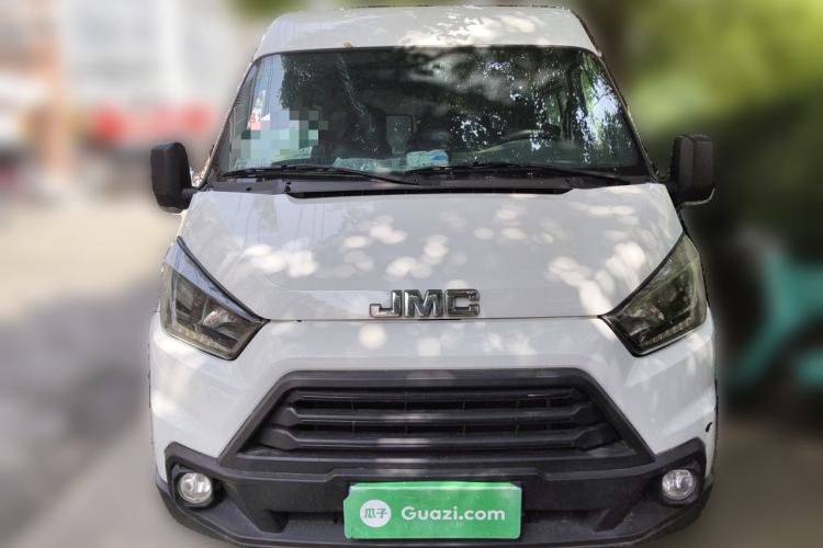 Used JMC Transit 2019 2.8T Commercial Version Long Wheelbase Mid-Roof 6-Seater Rear Single Tire China VI Emission Standard – JX493 Front