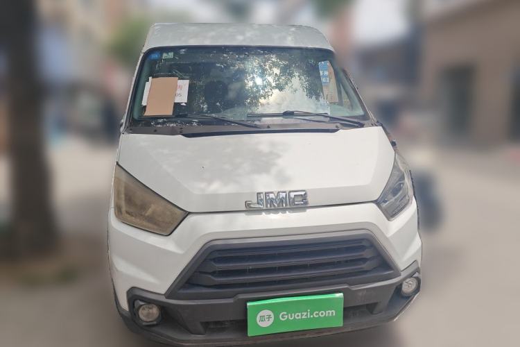 Used JMC Transit 2019 2.8T Commercial Version Short Wheelbase Mid-Roof 3-Seater China VI Standard JX493 Front