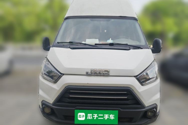 Used JMC Transit 2019 2.8T Commercial Version Long Wheelbase High Roof 6-Seater Rear Single Tire China VI Emission Standard – JX493 Front