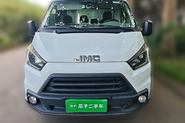 Used JMC Transit 2019 2.8T Commercial Version Short Wheelbase Mid-Roof 3-Seater China VI Standard JX493 Front