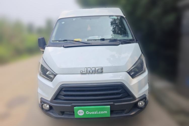 Used JMC Transit 2019 2.8T Commercial Version Long Wheelbase Mid-Roof 6-Seater Rear Single Tire China VI Emission Standard – JX493 Front