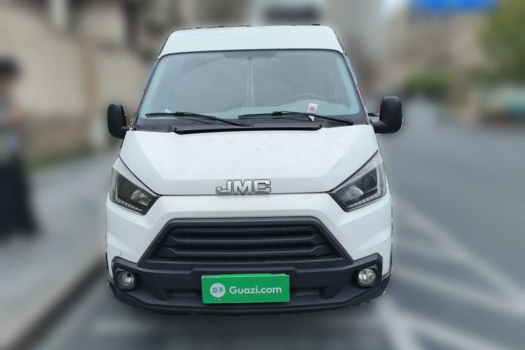 Used JMC Transit 2019 2.8T Commercial Version Intelligent Automatic Transmission Short Wheelbase Mid-Roof Design 6 Seats China VI Emission Standard – JX493 Front