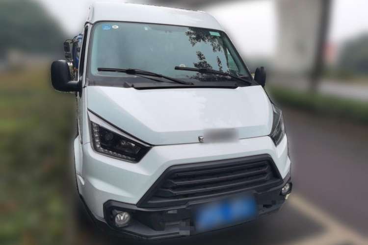 Used JMC Transit 2019 2.8T Commercial Version Short Wheelbase Mid-Roof 6-Seater China VI JX493 Front