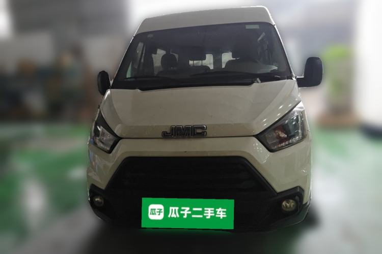 Used JMC Transit 2019 2.8T Commercial Version Short Wheelbase Mid-Roof 6-Seater China VI JX493 Front