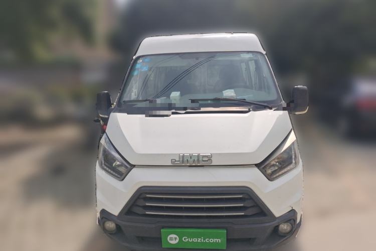 Used JMC Transit 2019 2.8T Commercial Version Long Wheelbase Mid-Roof 6-Seater Rear Single Tire China VI Emission Standard – JX493 Front