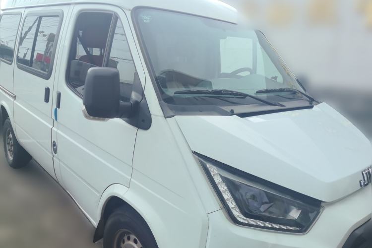 Used JMC Transit 2019 2.8T Commercial Version Short Wheelbase Mid-Roof 6-Seater China VI JX493 Front Right 45 Deg