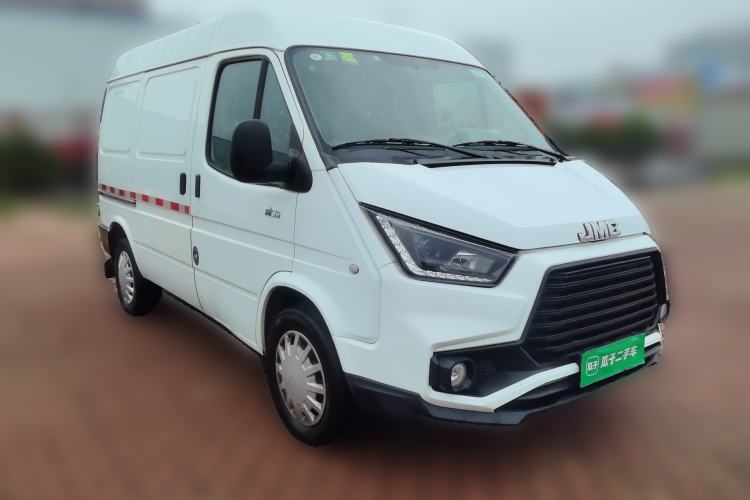 Used JMC Transit 2019 2.8T Commercial Version Short Wheelbase Mid-Roof 3-Seater China VI Standard JX493 Front Right 45 Deg