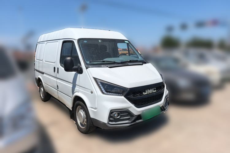Used JMC Transit 2019 2.8T Commercial Version Short Wheelbase Mid-Roof 3-Seater China VI Standard JX493 Front Right 45 Deg