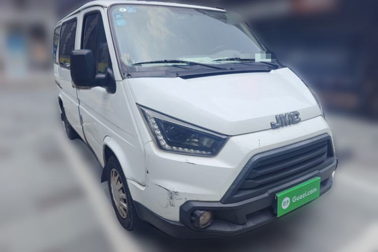 Used JMC Transit 2019 2.8T Commercial Version Short Wheelbase Low Roof 6-Seater China VI Emission Standard JX493 Front Right 45 Deg