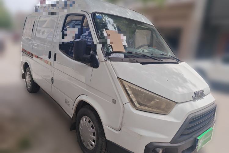 Used JMC Transit 2019 2.8T Commercial Version Short Wheelbase Mid-Roof 3-Seater China VI Standard JX493 Front Right 45 Deg