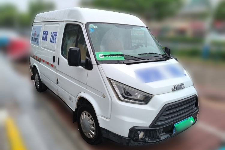 Used JMC Transit 2019 2.8T Commercial Version Short Wheelbase Mid-Roof 3-Seater China VI Standard JX493 Front Right 45 Deg