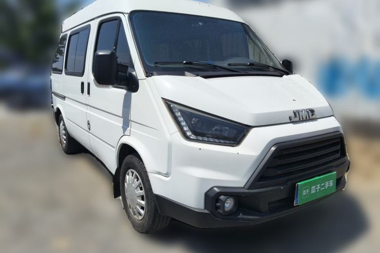 Used JMC Transit 2019 2.8T Commercial Version Short Wheelbase Mid-Roof 7-Seater China VI Standard JX493 Front Right 45 Deg