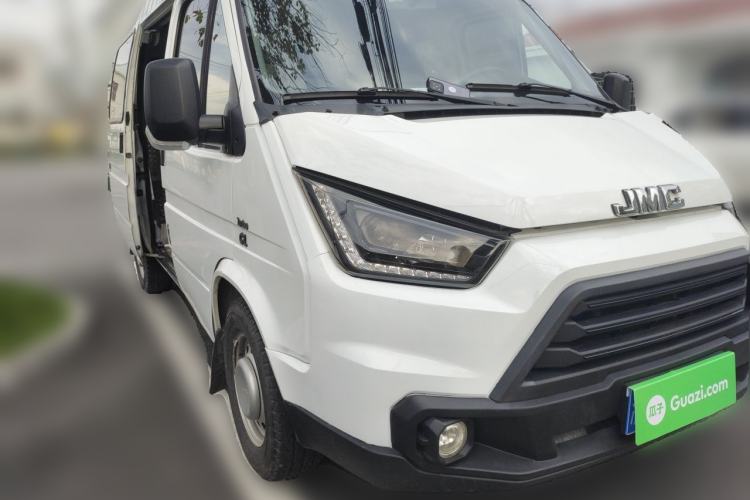 Used JMC Transit 2019 2.8T Commercial Version Short Wheelbase Low Roof 6-Seater China VI Emission Standard JX493 Front Right 45 Deg