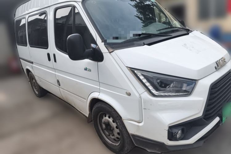 Used JMC Transit 2019 2.8T Commercial Version Short Wheelbase Mid-Roof 6-Seater China VI JX493 Front Right 45 Deg