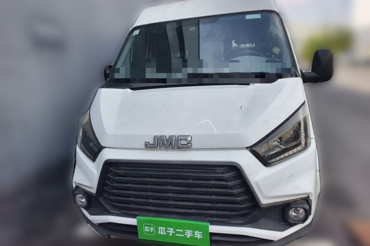Used JMC Transit 2019 2.8T Commercial Version Long Wheelbase Mid-Roof 6-Seater Rear Single Tire China VI Emission Standard – JX493 Front