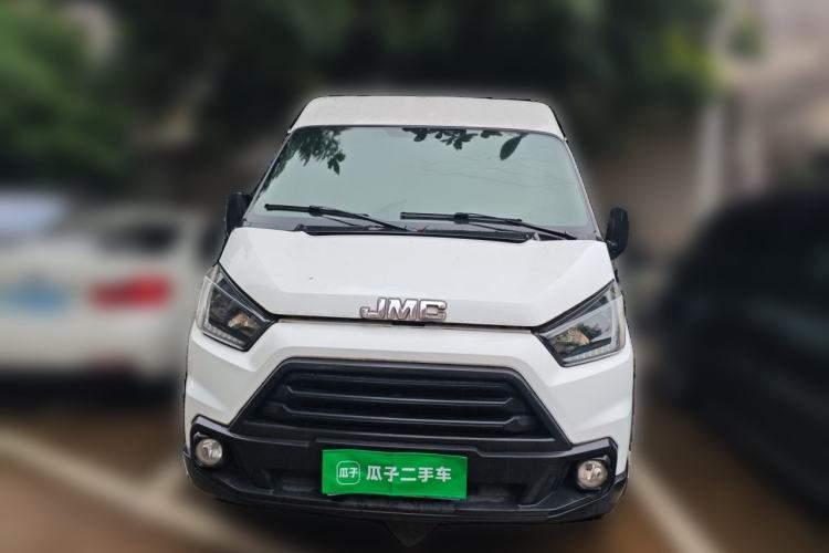Used JMC Transit 2019 2.8T Commercial Version Short Wheelbase Mid-Roof 6-Seater China VI JX493 Front