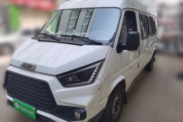 Used JMC Transit 2019 2.8T Commercial Version Long Wheelbase Mid-Roof 6-Seater Rear Single Tire China VI Emission Standard – JX493
