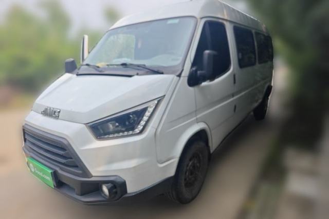 Used JMC Transit 2019 2.8T Commercial Version Long Wheelbase Mid-Roof 6-Seater Rear Single Tire China VI Emission Standard – JX493