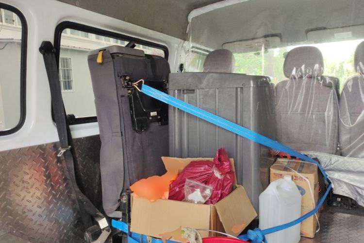 Used JMC Transit 2019 2.8T Commercial Version Short Wheelbase Low Roof 6-Seater China VI Emission Standard JX493 Left Rear Seat