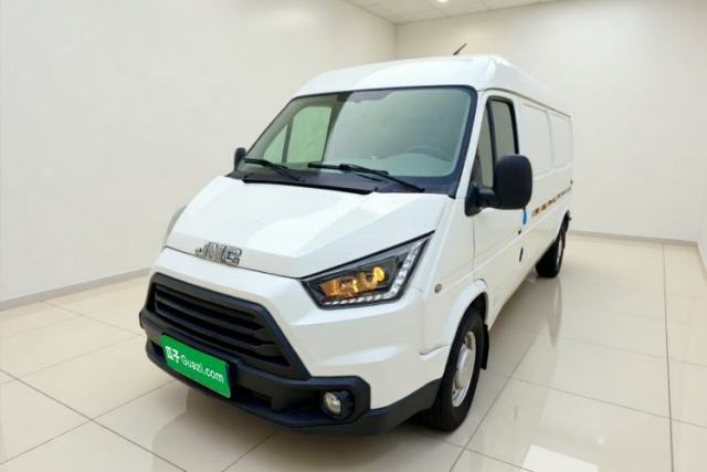 Used JMC Transit 2019 2.8T Commercial Version Long Wheelbase Mid-Roof 3-Seater Rear Single Tire China VI Emission Standard – JX493